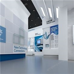 展厅3D效果图设计 陈列厅博物馆商场店面 企业文化展览馆图纸制作