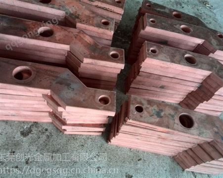 虎门铜板水切割加工铜排零件工艺品定制加工